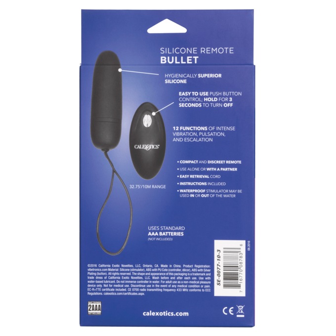 Silicone Remote Bullet, , large