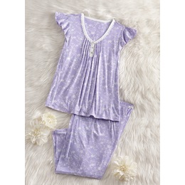 Lyla Floral Capri PJ Set, , large
