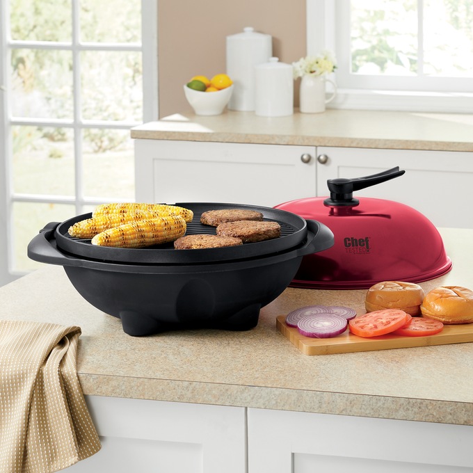 Chef Tested Indoor/Outdoor Electric Grill by Montgomery Ward, , large