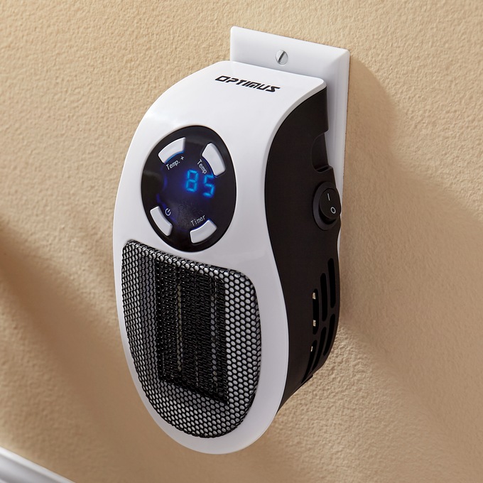 Optimus Wall Outlet PlugIn Handy Heater Bwell Now