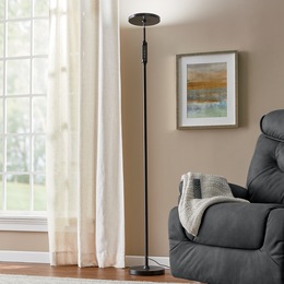 Adjustable LED Floor Lamp with Remote, , large