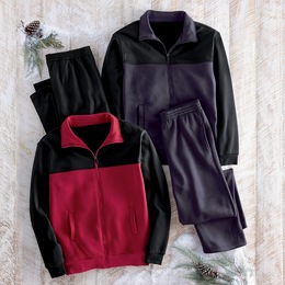 Colorblock Fleece Active Set, , large