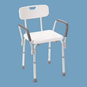 Deluxe Bath Bench with Backrest, , large