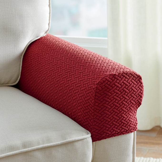 Set of 2 Upholstered Furniture Arm Protectors Bwell Now