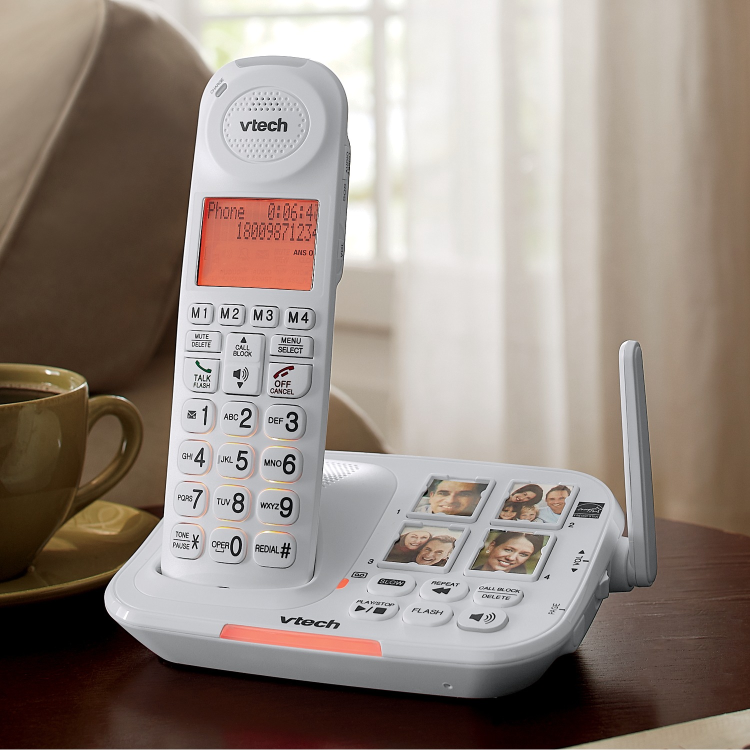 Amplified Cordless Phone with Answering System Bwell Now